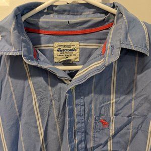 Abercrombie dress Shirt Blue